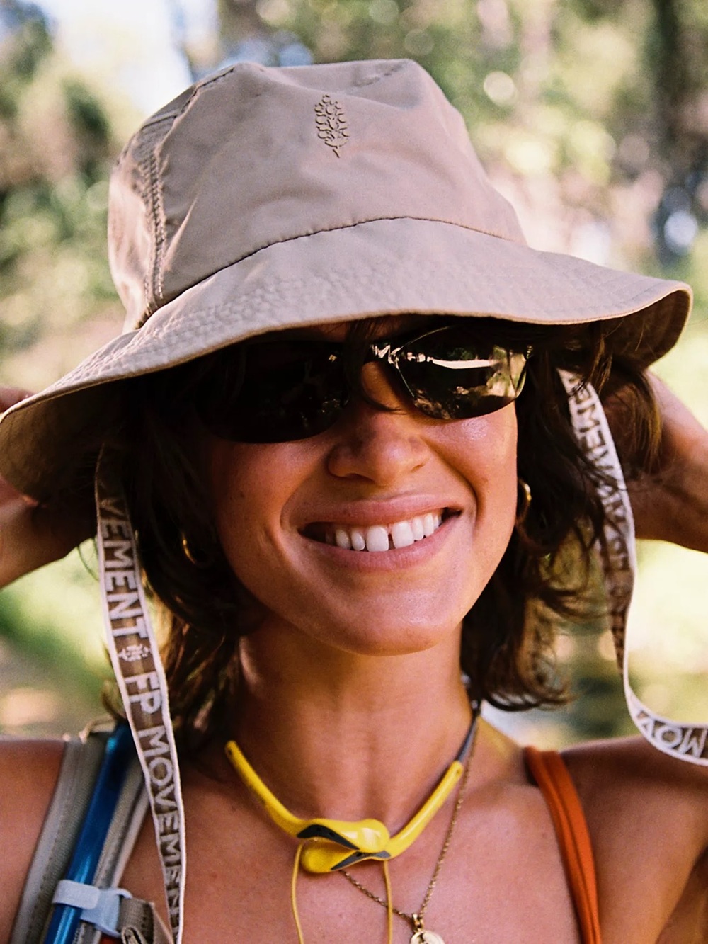 Free People Adventure Bucket Hat Khaki Tan Neutral FP Movement NEW NWT